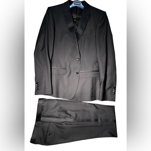 Dolce & Gabbana Men's "Martini" Black Wool Two Button Tuxedo Suit US 36R IT 46. - Picture 2 of 4